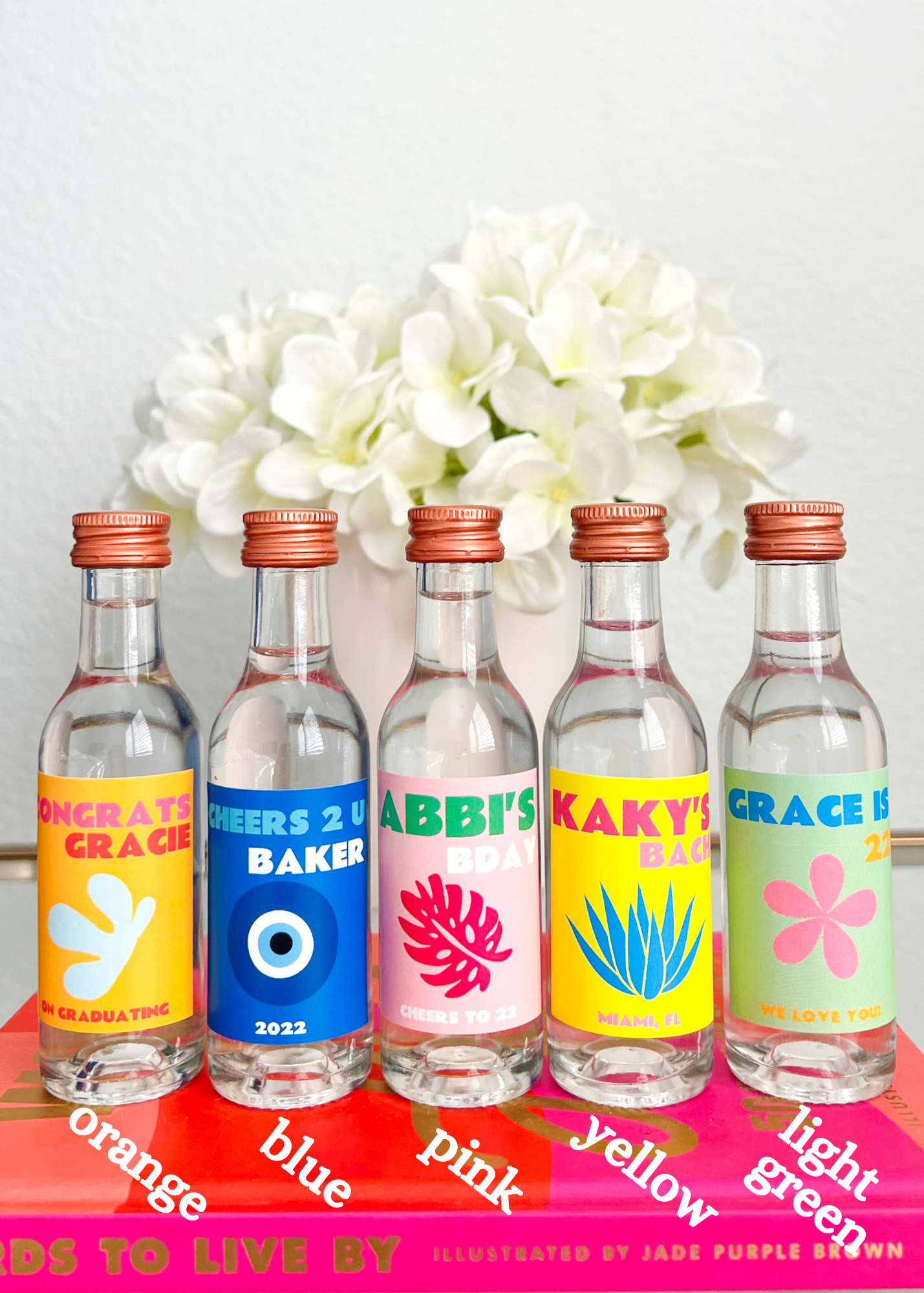 Custom Colorful Trendy Label