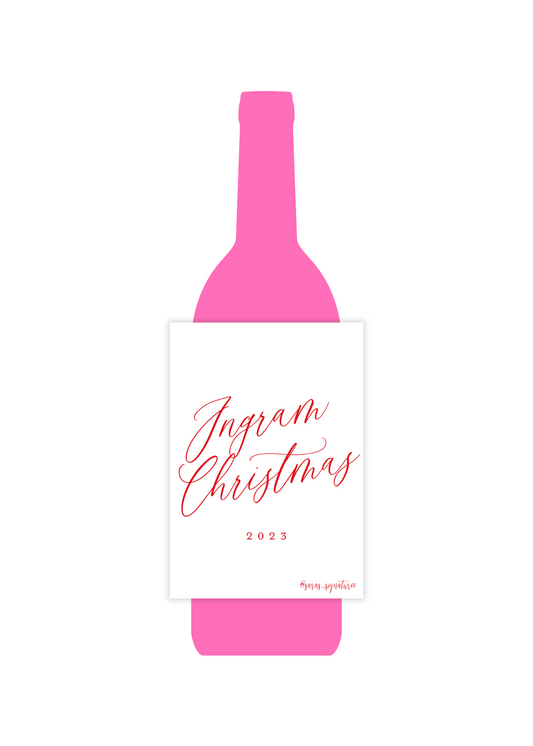 Whimsical Holiday Label | Customizable