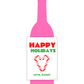 Trendy Candy Cane Label | Customizable