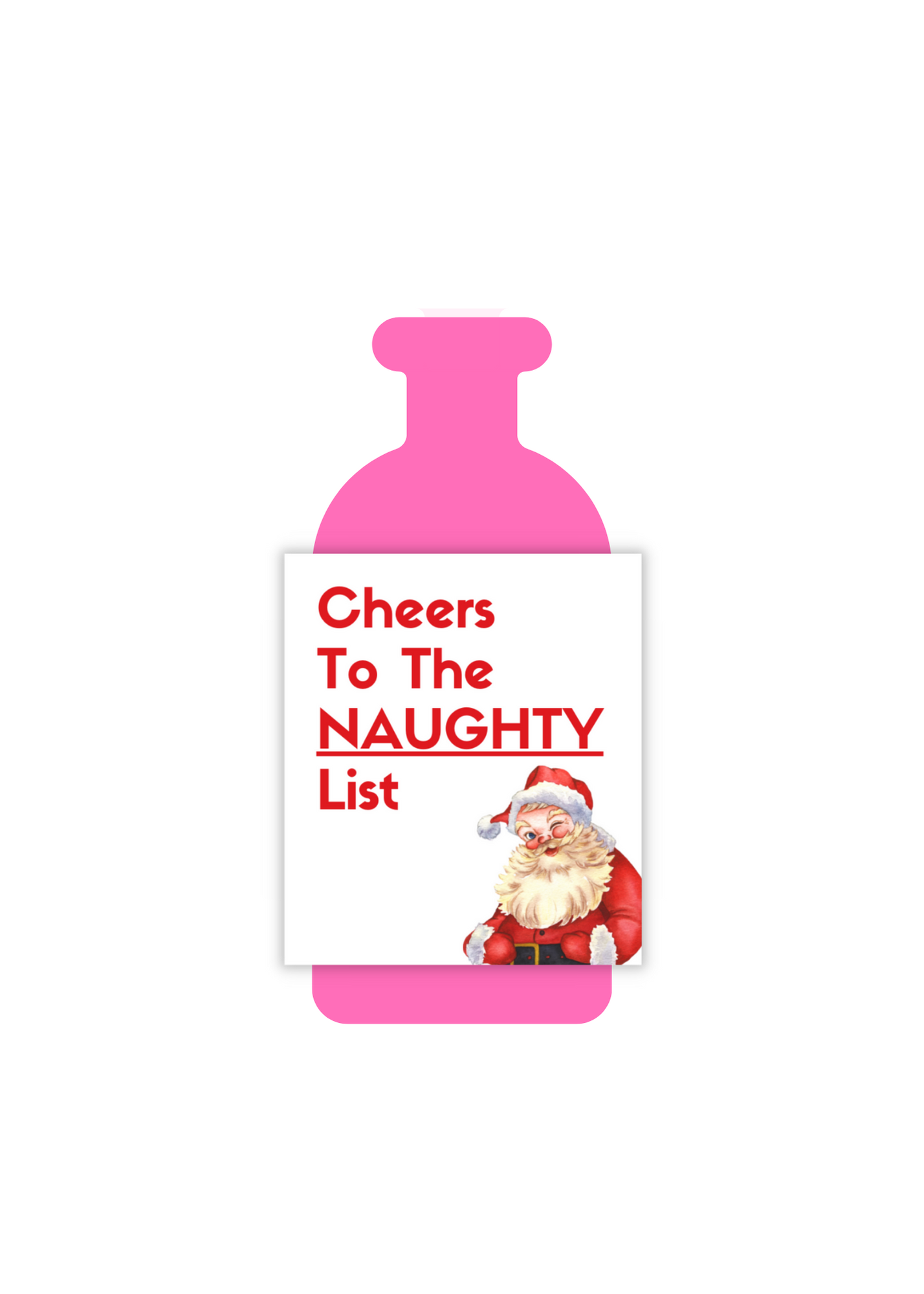 Naughy List Label | Customizable