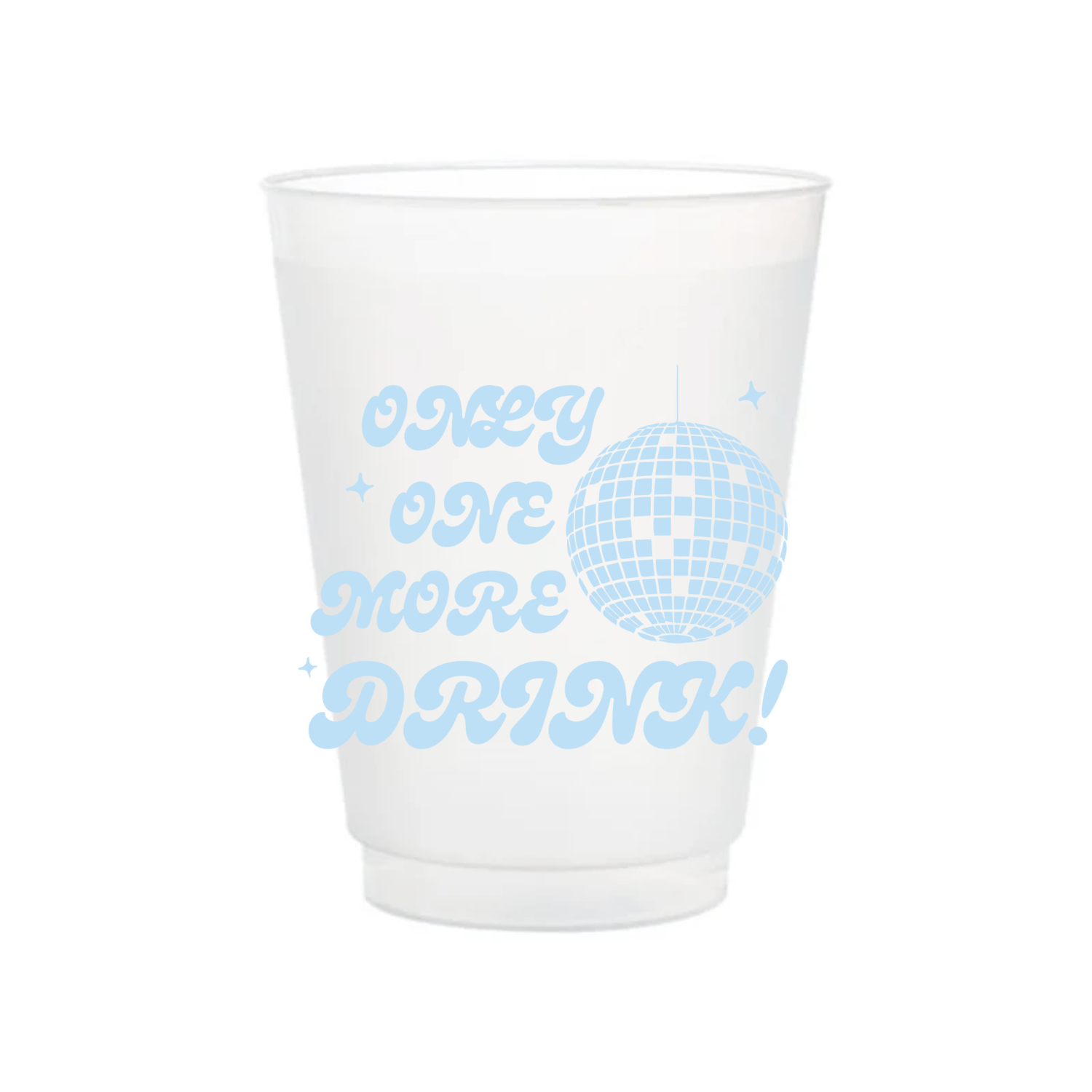 Personalized Frosted Plastic Cups