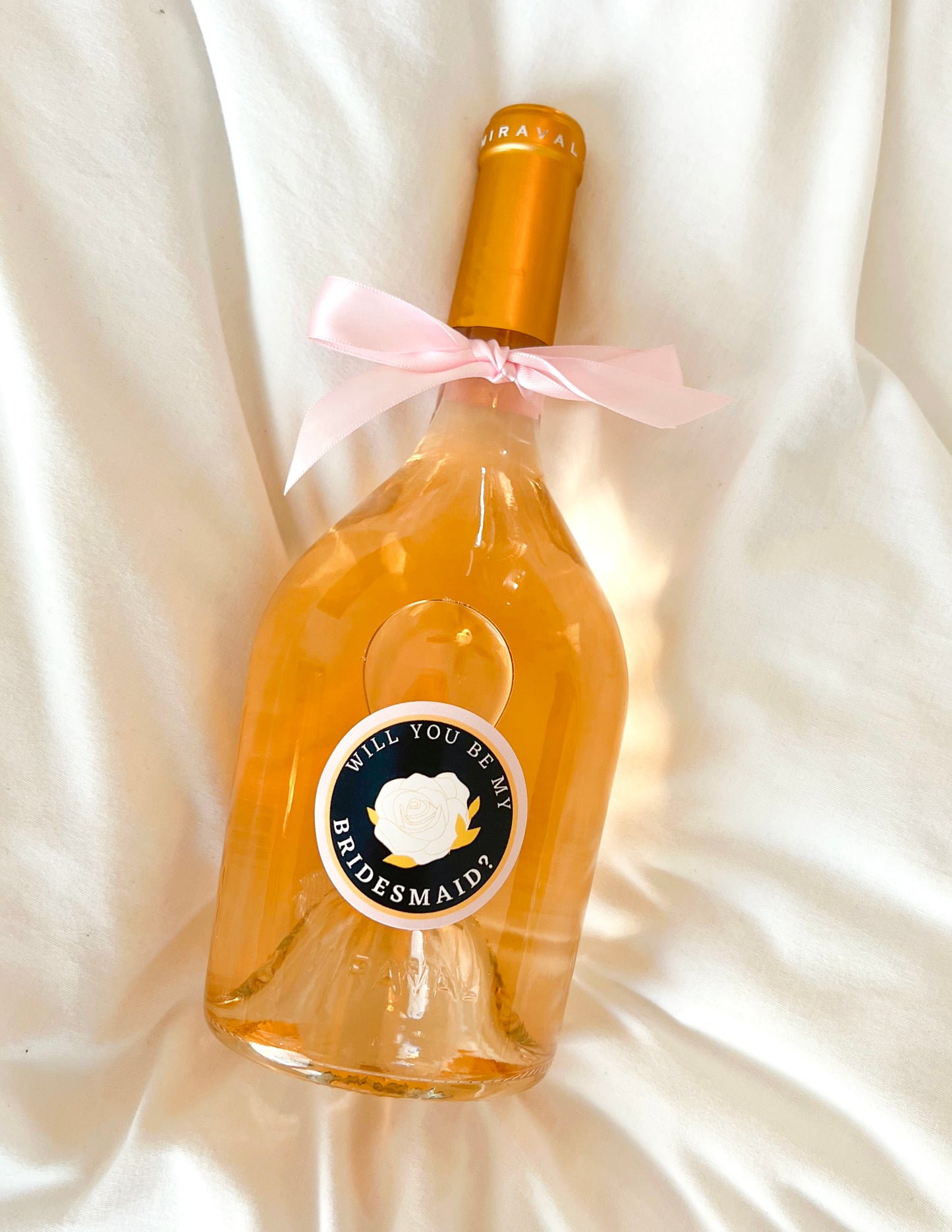 Bridesmaid Proposal Rosé Label