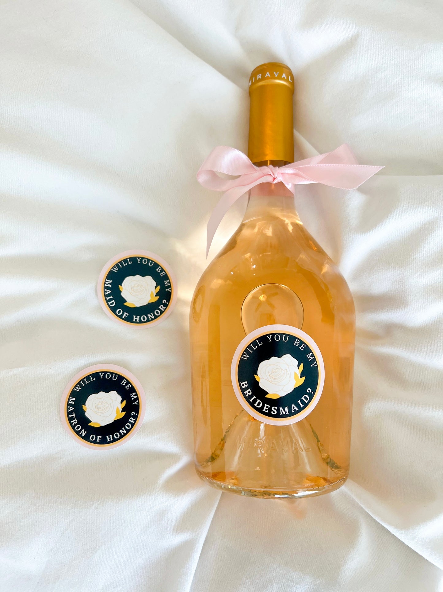 Bridesmaid Proposal Rosé Label