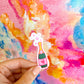 Champagne Bottle Decal Sticker