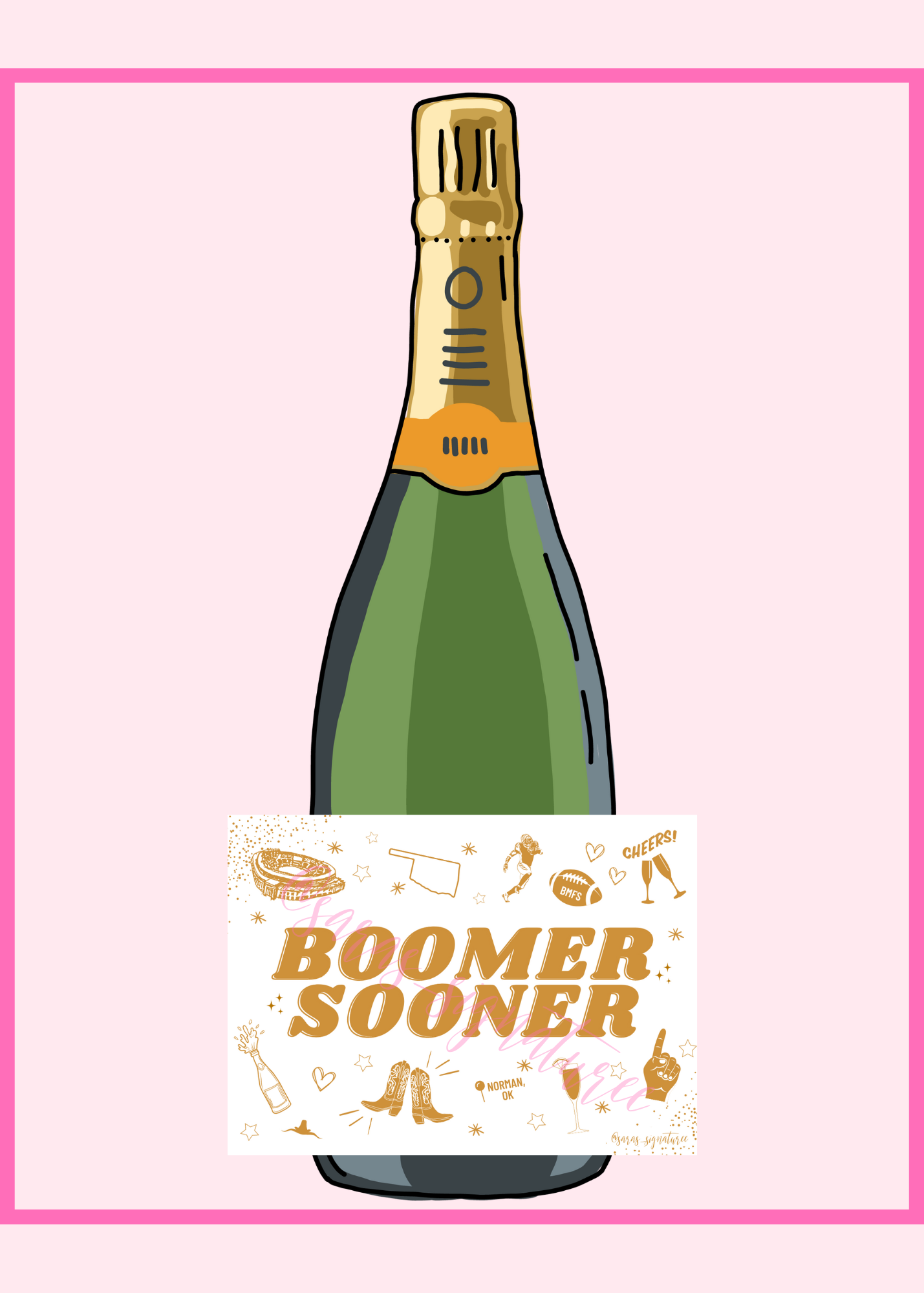 OU Champagne Label