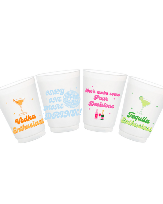 Signature Sips Reusable Cups